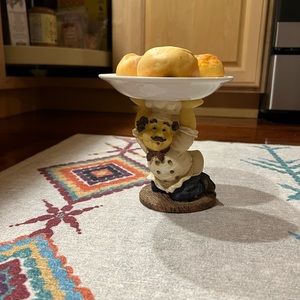 Decorative Chef holding muffins - Kitchen Accent/Home Decor